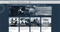 Desktop Screenshot of maskin-fabrikken.dk